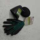 Crosslight Outdoor Solar White LED Weatherproof Spot Light for Gardens, Walkways, Patios and Yards, and 1-Pack with GOGO Bamboo Garden Gloves