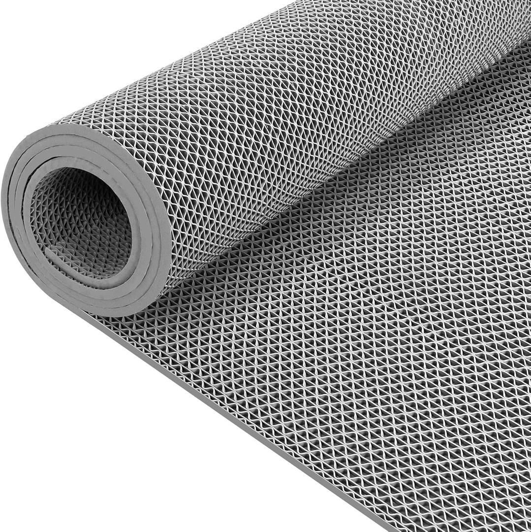Drainage Mat Roll, Non Slip PVC Pool Floor Mat for Wet Area Outdoor Indoor 3 x 10 FT