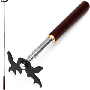 Skylety Retractable Billiard Cue Stick Bridge with Bridge Head, Snooker Set Billiard Pool Cue Accessory for Pool Table