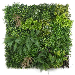 ULAND Artificial Topiary Hedges Panels, Ivy Fence Mat,Verticial Garden Privacy Fence Screen Greenery Wall Backdrop Decor, Garden Privacy Screen Fence（L116), 40x40‘’