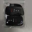 INFIPAR 2pcs Compatible with Acura ILX MDX RDX RLX TLX NSX 4 Buttons KR5V1X Smart Black Key Fob Cover Case Key Chain Protector Keyless Holder