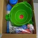 4-in-1 Kids Sprinkler Baseball Toys for Yard, Water Sprinklers Rocket Launcher Outdoor Play, 360 Rotating Water Spray Toy, Summer Backyard Lawn Pool Outside Water Game for Girls Boys Ages 4-8 8-12