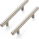 Ravinte 30 Pack 6 inch Cabinet Pulls Brushed Nickel Stainless Steel Kitchen Cupboard Handles Cabinet Handles, 3.5 inch Hole Center