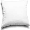 EDOW Throw Pillow Inserts, Set of 2 Lightweight Down Alternative Polyester Pillow, Couch Cushion, Sham Stuffer, Machine Washable. (White, 24x24)