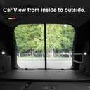 Ovege Car Tailgate Mesh Screen for SUV Bug Screens for Car Tent, Magnetic Mosquito Net for Car Camping Essentials, Car Camping AccessoriesBlack-Tailgate