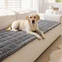 Couch Cover for Dogs Washable, Non-Slip Pet Couch Covers for Sofa, Fuzzy Dog Couch Cover Blanket, Thick, Soft, Plush Couch Cushion Covers for Sofa Protector (Dark Gray, 27.6" x 59"/70 x 150cm)