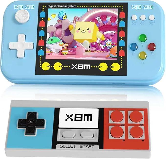 Handheld Retro Game Console with 3.0 Inch LED Screen 500 Classic FC Games, Built-in Rechargeable Battery, Portable Arcade - Ideal Festival & Birthday Gift