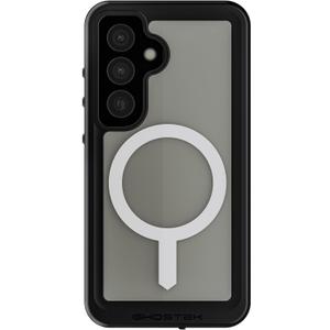 Ghostek Nautical Slim Galaxy S25 Waterproof Case Rugged with Screen Protector, Camera Lens Cover and Magnetic MagSafe Compatible with Samsung S25 2025 (6.2") (Clear)