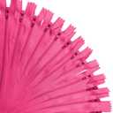 KGS Nylon Zippers for Sewing Crafts | Size: 6 Inch | Color: Pink | 20 Pieces per Pack | Single Color #3 Nylon Zippers for Making Bags, Pouches, Pillow Covers and Sewing Craft Projects