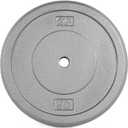 CAP Barbell Standard 1-Inch Cast Iron Weight Plates - Singles, 50 lbs, Gray