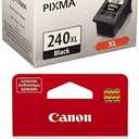 Canon PG-240XL Black Ink Cartridge, Compatible to MG3620, MG3520, MG4220,MG3220 and MG2220 AND Canon CL-241 Color Ink Cartridge