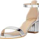 Women's Strappy Chunky Block Low Heeled Sandals 2 Inch Open Toe Ankle Strap High Heel Dress Sandals Daily Work Party Shoes 7.5M
