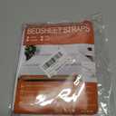 Fitted Bed Sheet Straps Bedroom Bed Sheet Holder Sheet Fasteners Keep Sheets in Place Elastic Sheet Strap Mattress Sheet Holders for All Mattress Sizes (Twin)