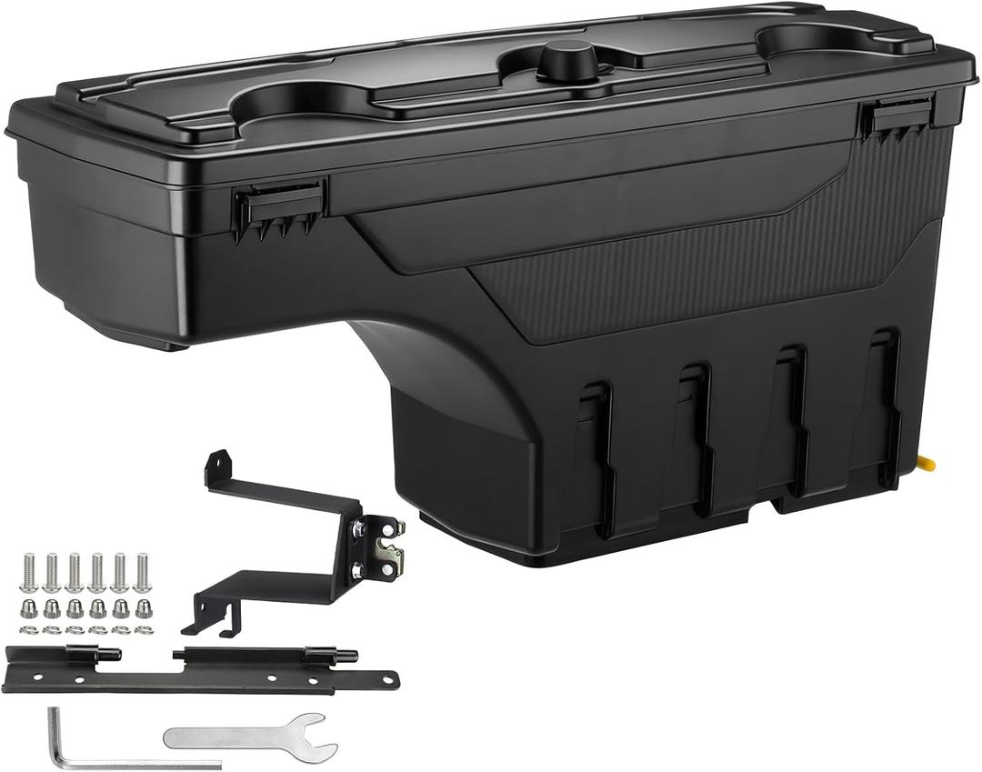 GEARLAST Truck Bed Storage Box Fit for Chevy/GMC Silverado/Sierra 2500/3500HD 2020-2025 Passenger side