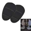 2 Pack Car Seat Seatbelt Crotch Cushion Universal Cushion Crotch Pads, Stroller Crotch Pads for Car Seat Pushchair for Infants Child Kids Comfort Cushion Car Seats Belt Strap Covers (Black)