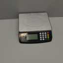 Large Digital Kitchen Scale Black 30kg/66lb Commercial Food Scale Stainless Steel with LCD Display Price Computing Scale for Restaurant Baking Bread Meat Prep Counting Scale for Parts and Coins