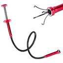 Bendable Flexible Magnetic Pickup Tool, 24'' Four Claw Grabber Tool, Accurate Pick Up In Narrow Space for Engine Bay/Home Sink/Drain/Earring/Keys/Metal Objects (Magnetic orientation)