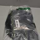 morvally Short Black Wavy Bob Wig with Bangs for Women 16 Inches Natural Synthetic Hair Wavy Wigs