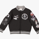 Disney Nightmare Before Christmas Varsity Bomber Jackets for Boys Jack Skellington Coats, Size 6/7