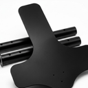 Heavy-duty metal base plate for a tabletop or floor-standing TV / monitor mount