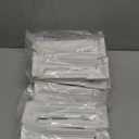 6 x 6 Inches Vinyl Post Sleeve Adjustable Vinyl Post Skirt White Base Porch Column Wraps for 3 to 6.5 Inch Wood Stair Rails(White,8 Pack)