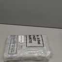 Nuenen 150 Pcs Stainless Steel Set 75 Dinner Forks and 75 Knives, Metal Steak Knives Forks Flatware Tableware Cutlery Set for Home Restaurant(Silver,8.4 x 0.7 Inch,7.1 x 1 Inches)