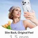 ESR for iPhone 17 Pro Case, Camera Control Cover, Compatible with MagSafe, Shockproof Military-Grade Protection, Magnetic Phone Case for iPhone 17 Pro, Classic Hybrid Case, Clear Shimmer