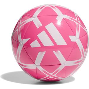 adidas Starlancer Club Soccer Ball (3, Solar Pink/White)
