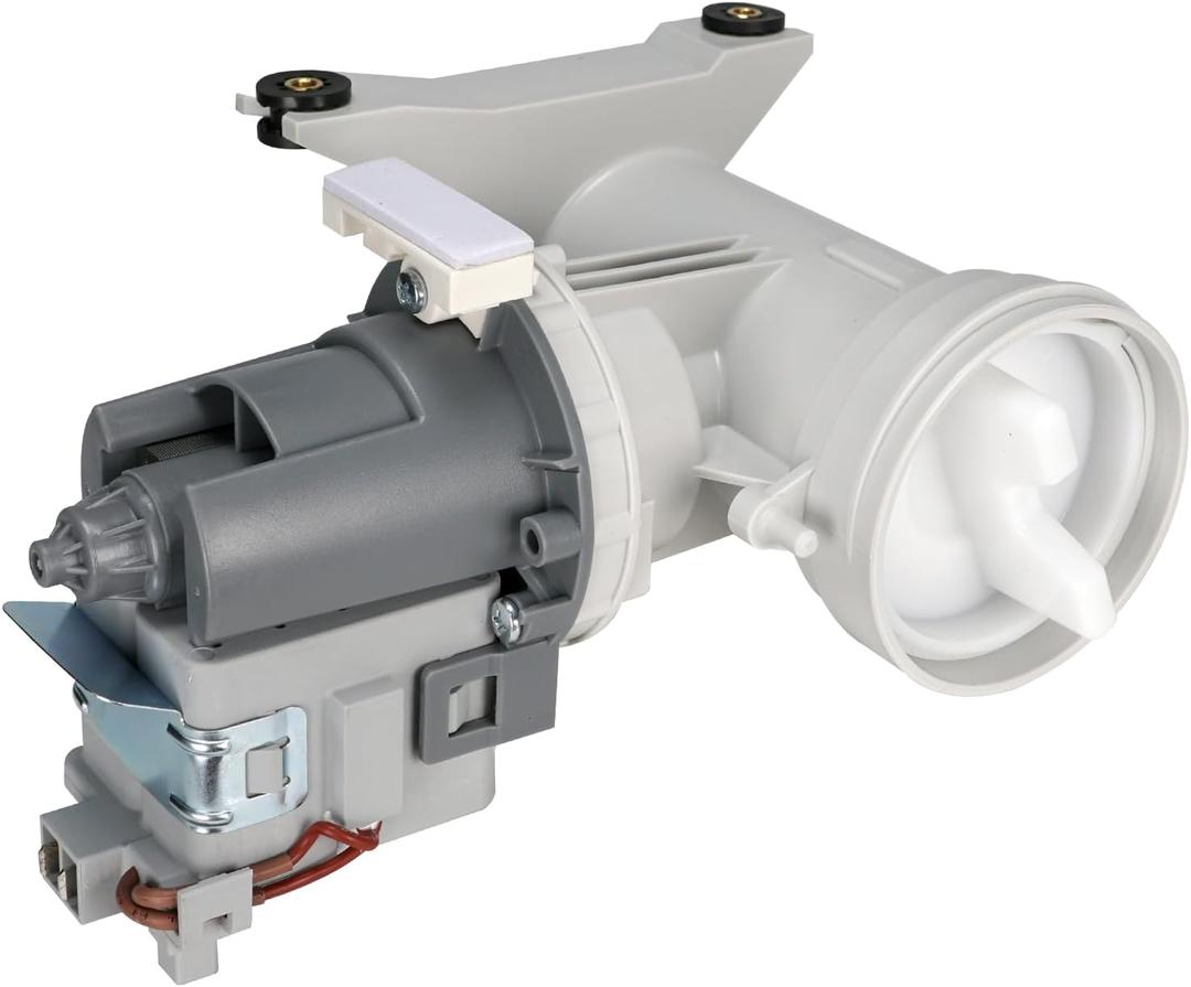 WH23X25518 Ge Washer Drain Pump Assembly(OEM)WH11X34740 Ge Front Load Washer Drain Pump Compatible with GFW400SCK0WW GFWH1200D0WW GFWH3405L0BB, Replaces WH23X20825 4977212 AP7195487