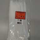 SHEEP&SHEEP White Zip Ties 12 Inch(100 Pieces), Heavy Duty Self-Locking Nylon Cable Ties, 120LBS Tensile Strength, Ideal for Indoor & Outdoor Use