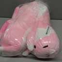 Cute Cat Plush Long Body Pillow  Soft Cartoon Stuffed Animal Doll, Kawaii Cat Plushie Cuddle Toy for Kids, Girls & Girlfriend (Pink, 35.4 Inch)