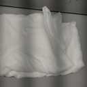 MIULEE French Door Sheer Curtains for Front Back Patio Glass Door Light Filtering Window Treatment with 2 Tiebacks 54 Wide and 72 Inches Length, White, Set of 2