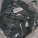 Siiluminisoy Dark Green Boho Shower Curtain with Tassel Woven Fabric Shower Curtain 72 x 72 Modern Farmhouse Textured Tufted Chevron Striped Minimalist Shower Curtains for Bathroom