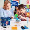 STEM Robotics Kit 6 Set Science Experiments Project Activities Toys for Kids 4-8 8-12 Engineering Building Electronic Motor Robot Kid Craft Boy Girl 5 6 7 8 9 10 12 Year Old Outdoor Toy