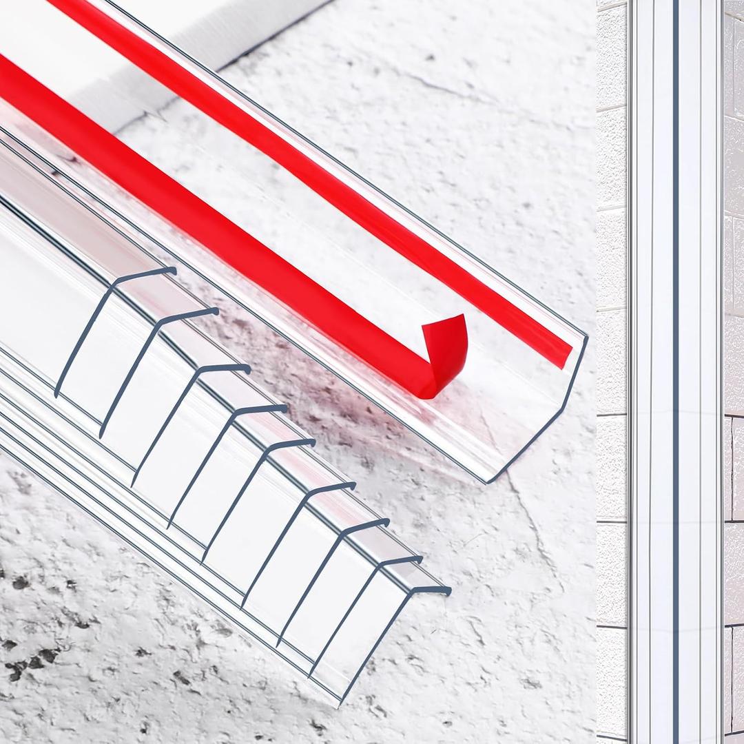 10 Pcs Wall Corner Protector, Clear Self-Adhesive Corner Protectors for Walls for Baby, Furniture, Door, Tables, Cover Sharp Furniture, Easy to Install(39.37'' x 1.18'')