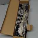 8 Pack 4th of July Decorations Outdoor Solar Firework Lights, Timer Remote Red White and Blue Lights with 8 Modes, Waterproof Solar Stake Pathway Light for Garden Yard Lawn Patio Patriotic Party Decor