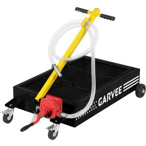 Garvee Oil Drain Pan, 15 Gallon Waste Oil Drain Pan for Oil Change