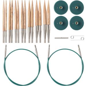 Knit Picks Options 2-3/4" Short Tip Interchangeable Knitting Needle Set (Sunstruck)