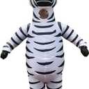 RHYTHMARTS Zebra Costume Inflatable Zebra Costume Inflatable Halloween Christmas Costumes for Adult