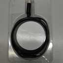 AGVEE 3ft Fixed / 2.3ft Extend USB-A to C Charger Cable Mountable One Way Retractable 2.4A Fast Charging Cord, Pocket-Sized for iPhone 16 15, Samsung, Android, Desk Organizer, Black