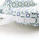 My Brest Friend Original Nursing Pillow Enhanced Ergonomics Essential Breastfeeding Pillow Support For Mom & Baby W/ Convenient Side Pocket, Double Straps & Slipcover, Sparkles