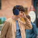 Silicone Case Cover for AirPods Max Headphones, Ear Pad Case Cover/Ear Cups Cover/Headband Cover for AirPods Max (USB C/Lightning) (2024/2020), Anti-Scratch Protector Accessories for Apple AirPods Max (Navy Blue)