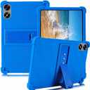 ATOOZ for SHARECLOUD P10_T Tablet Case 10.1 inch 2025,Soft Silicone Kids Case for Frameflow P10_A Tablet with PC Stand (Blue)