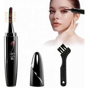 2026 Heated Eyelash CurlerUSB Rechargeable Electric Eyelash Curler Eyelash Curlers Heated 4 Temperature Modes Fast Heat Up Within 3s  24 Hours Long Lasting with Led Display for Women Girls(Black)