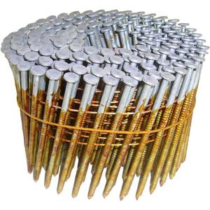 Metabo HPT Full Round Head Framing Nails | 3 Inch x .120 | Ring Shank | Hot Dipped Galvanized | Wire Coil | 2400 Count | 12707HHPT