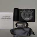 Digital Camera 4K for Photography and Video, 56MP Autofocus Vlogging Camera for YouTube, 3" 180 Flip Screen & 16X Digital Zoom, Compact Travel Cameras with 32GB SD Card for Beginners & Adults (Black)