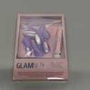 Glamnetic Press On Nails - Mermaid's Tail | Short Oval Purple Cat Eye Fake Nails with a Velvet Finish, Salon Quality Summer Nails | 15 Sizes - 30 Nail Kit with Glue