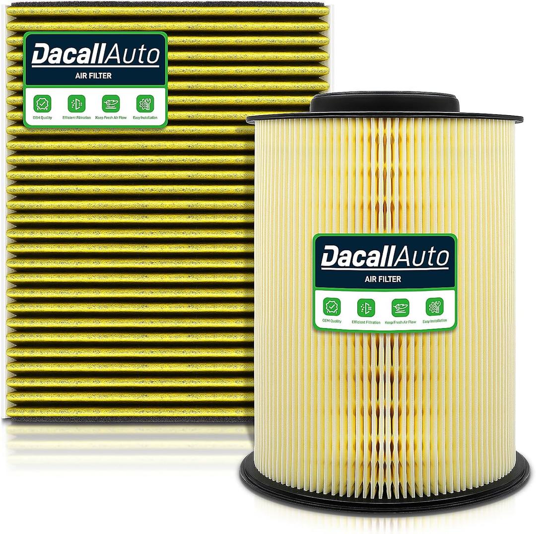 Engine & Cabin Air Filter Set for Ford Escape 1.5L 1.6L 2.0L (2013-2019), Focus 1.0L 2.0L 2.3L (2012-2018), Transit Connect 1.6L (2014-2016); for Lincoln MKC. Replace 1708877, CV6Z-19N619-A