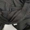 Ecavus Women's Oversized Nursing Shirts for Breastfeeding with Hidden Zipper Short Sleeves Side Splits Maternity Tops (Large, Black)