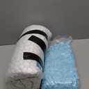 Cooling Pillow King Size 1 Pack, Adjustable Bed Pillows for Sleeping, Luxury Shredded Memory Foam Side Sleeper Pillow for Adults, King Size Firm Pillows for Side, Back Sleepers Neck Shoulder Pain (Crescent White(cooling))